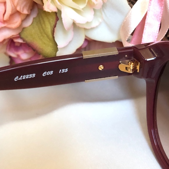 Authentic Chloe Sunglasses, Burgundy- CL223303 main image 14